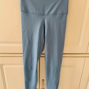 Blue High-Waisted Leggings